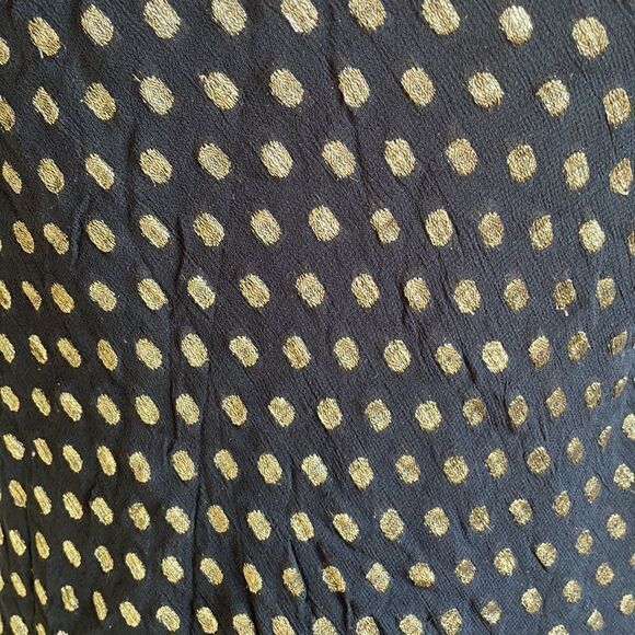 Anthropologie “Staring at Stars” Black & Metallic Racerback (Small) - Picture 15 of 16